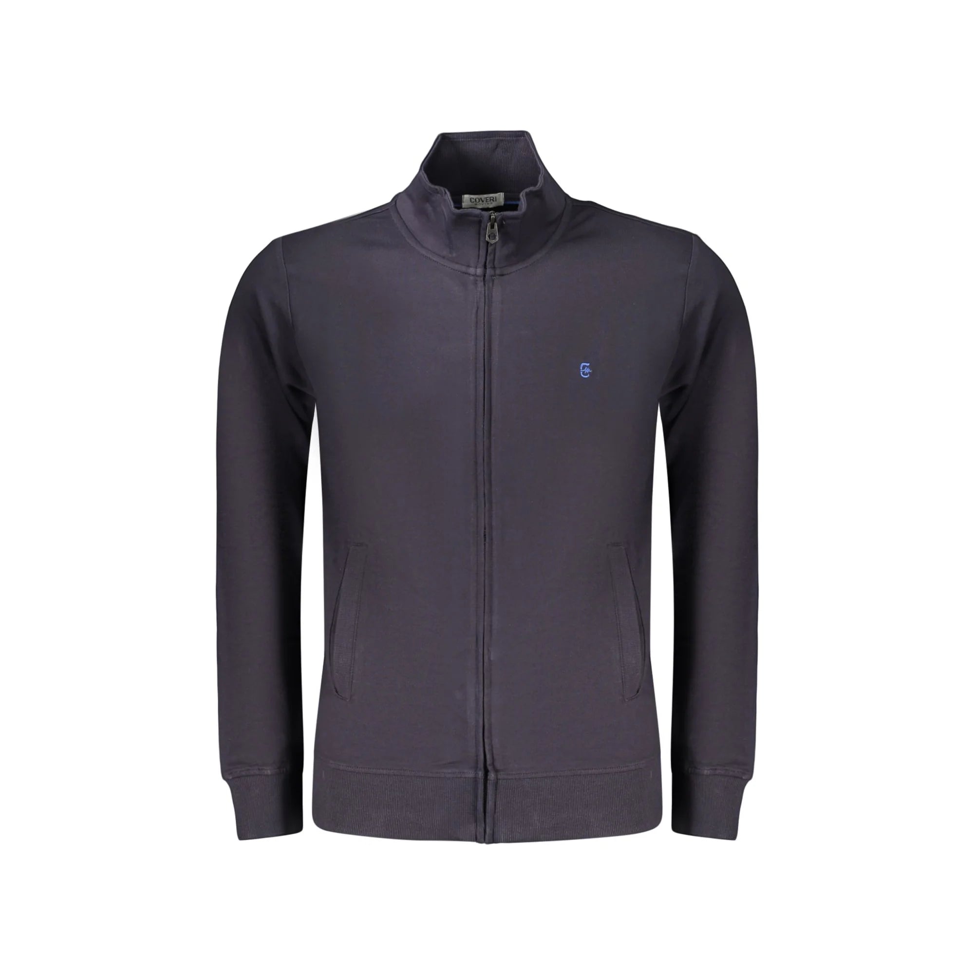 COVERI MOVING FELPA CON ZIP UOMO BLU
