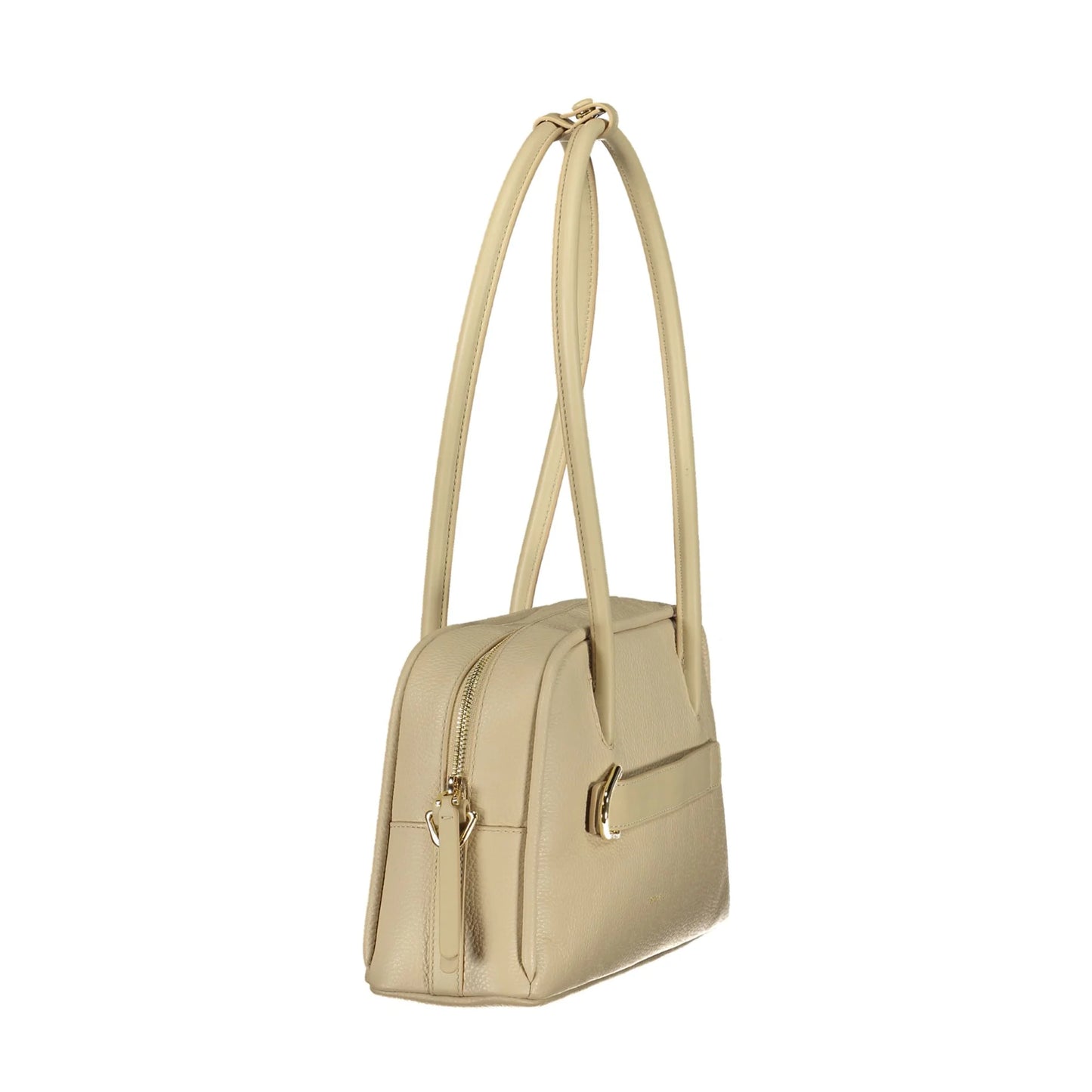 Coccinelle Borsa a Spalla Pelle Donna Beige Logo Borse - vista 3