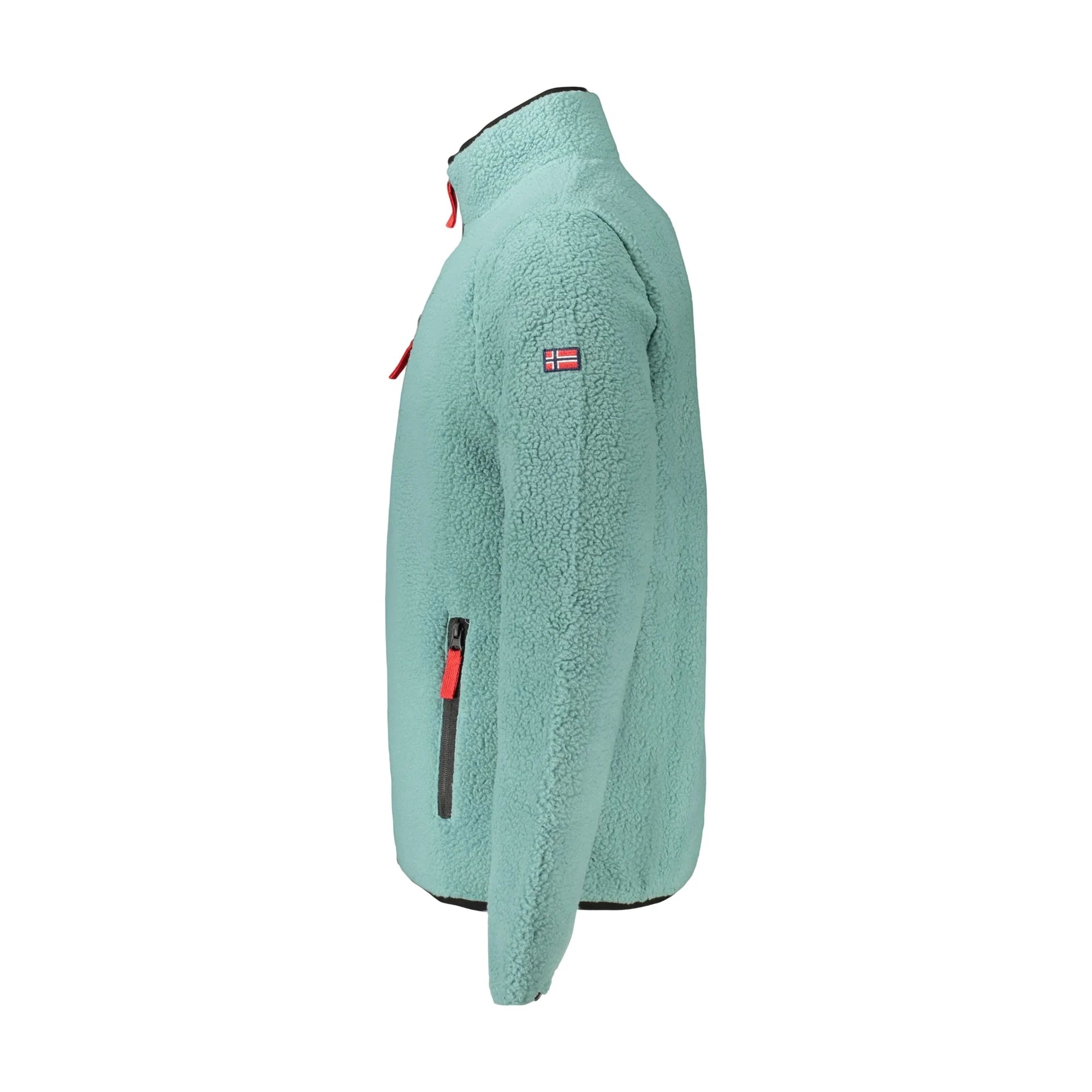 NORWAY 1963 FELPA CON ZIP UOMO VERDE