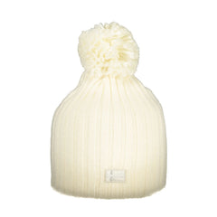 NORWAY 1963 Bonnet Femme Blanc avec Pompon et Logo