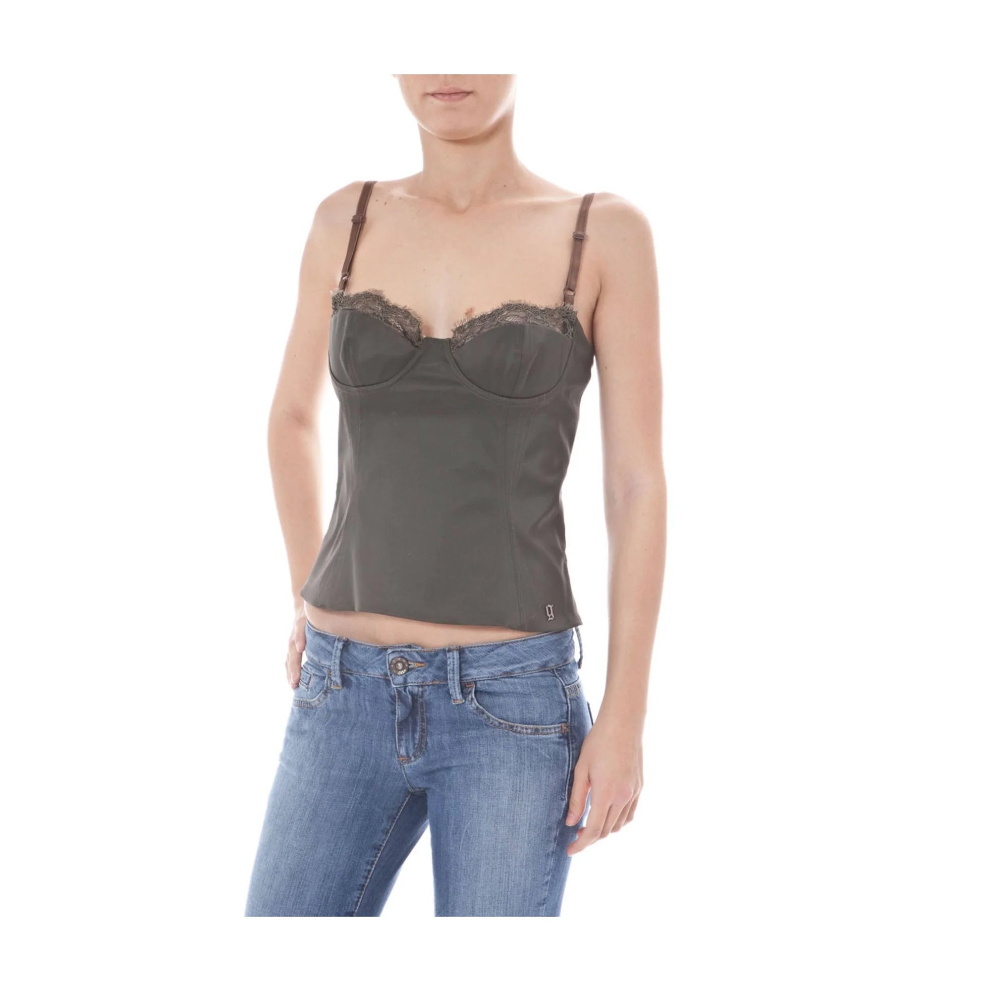 JOHN GALLIANO TOP DONNA VERDE