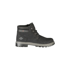 Lee Cooper ankelstøvler herre sorte med logo print