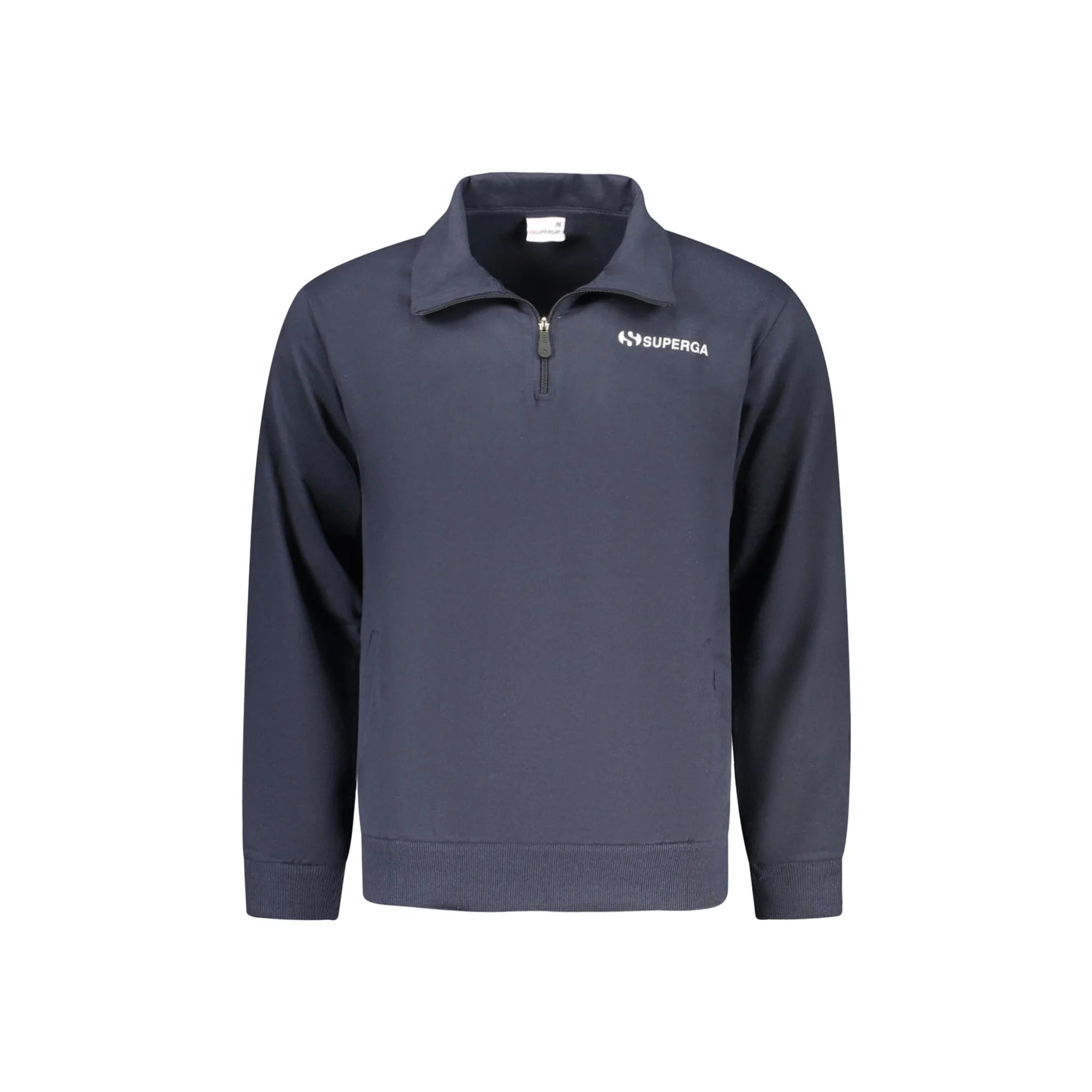 SUPERGA FELPA SENZA ZIP UOMO BLU