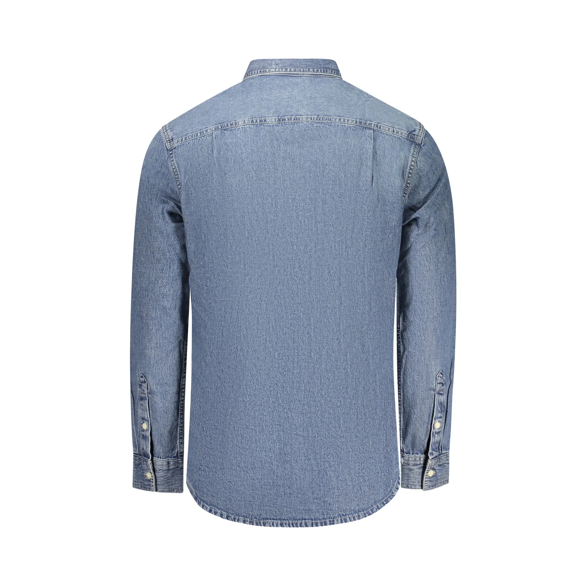 CALVIN KLEIN CAMICIA MANICHE LUNGHE UOMO BLU