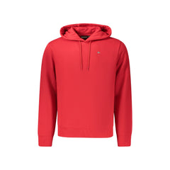 Napapijri Felpa Maniche Lunghe Uomo Rossa Ricamo Logo