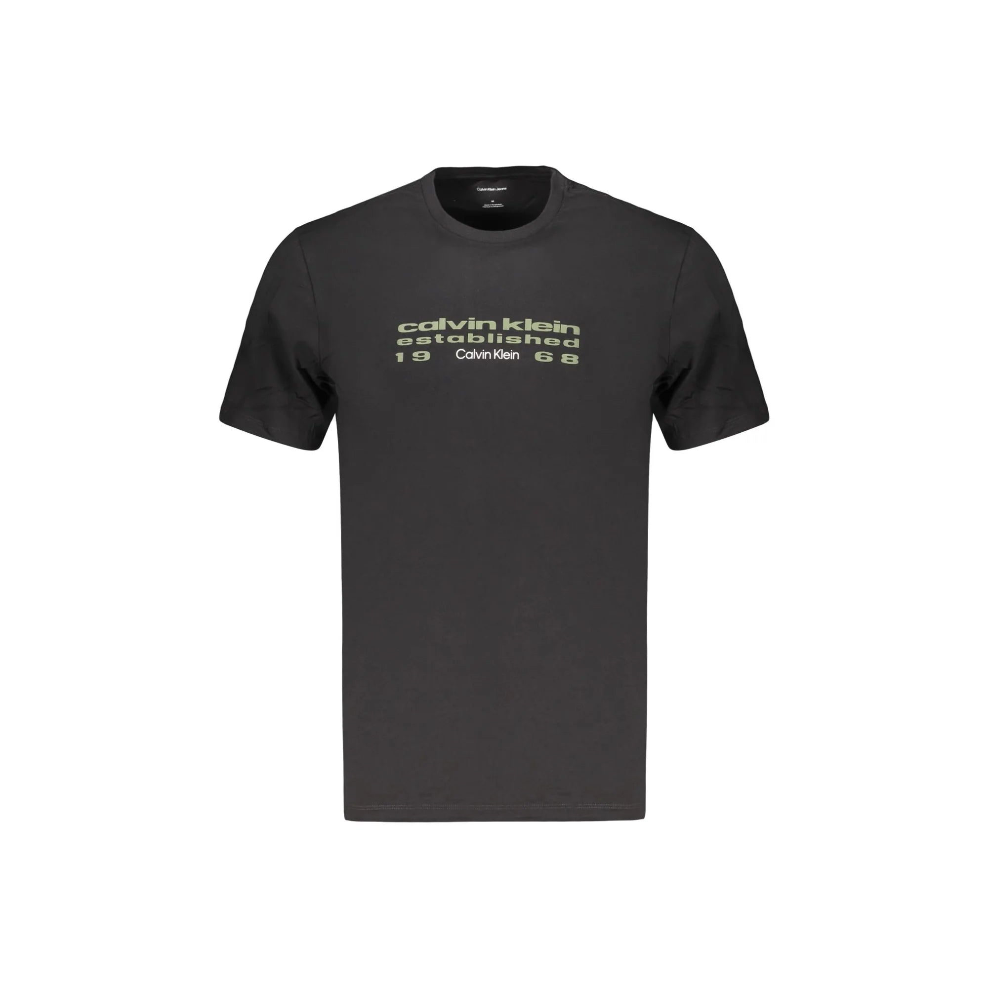 CALVIN KLEIN T-SHIRT MANICHE CORTE UOMO NERO