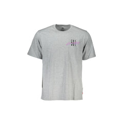 Levi'S T-Shirt Maniche Corte Uomo Grigia Ricamo