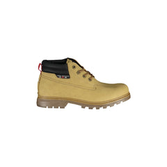 CARRERA Bottines Homme Beige avec Lacets et Logo Latéral