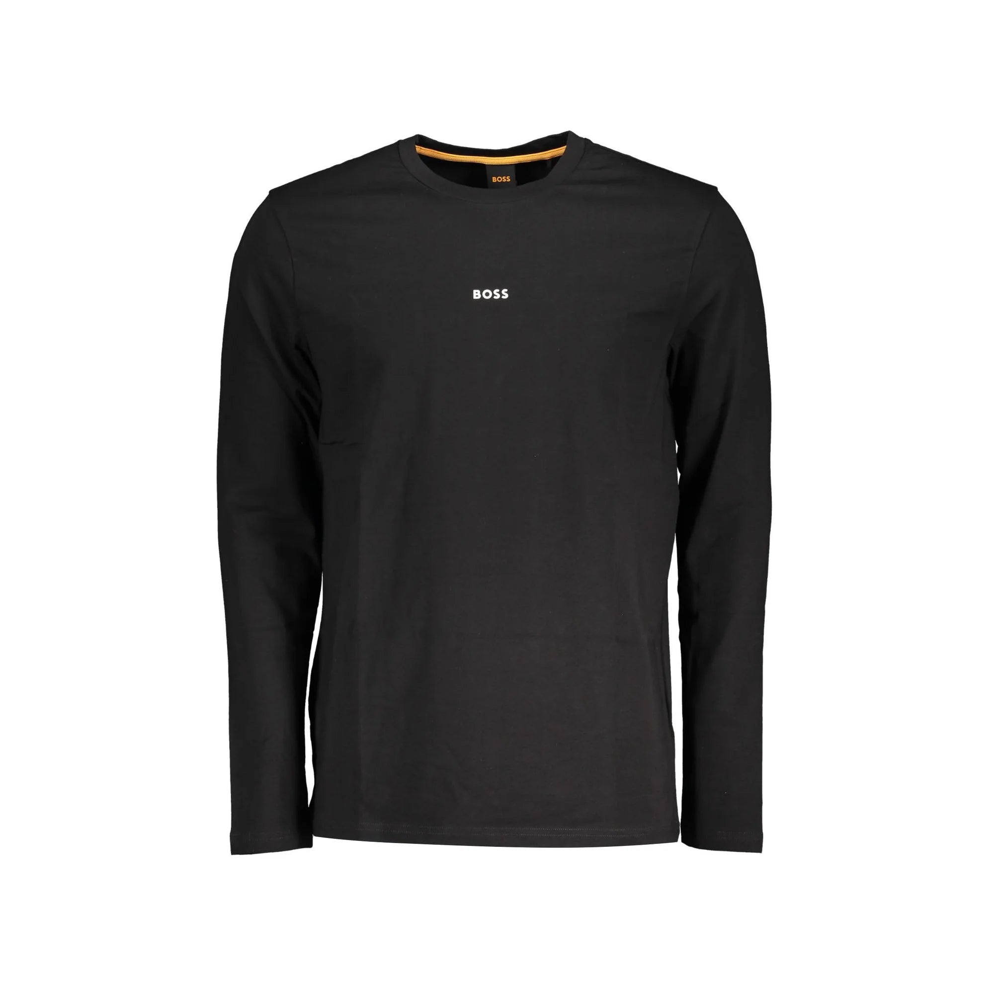 BOSS T-SHIRT MANICHE LUNGHE UOMO NERO