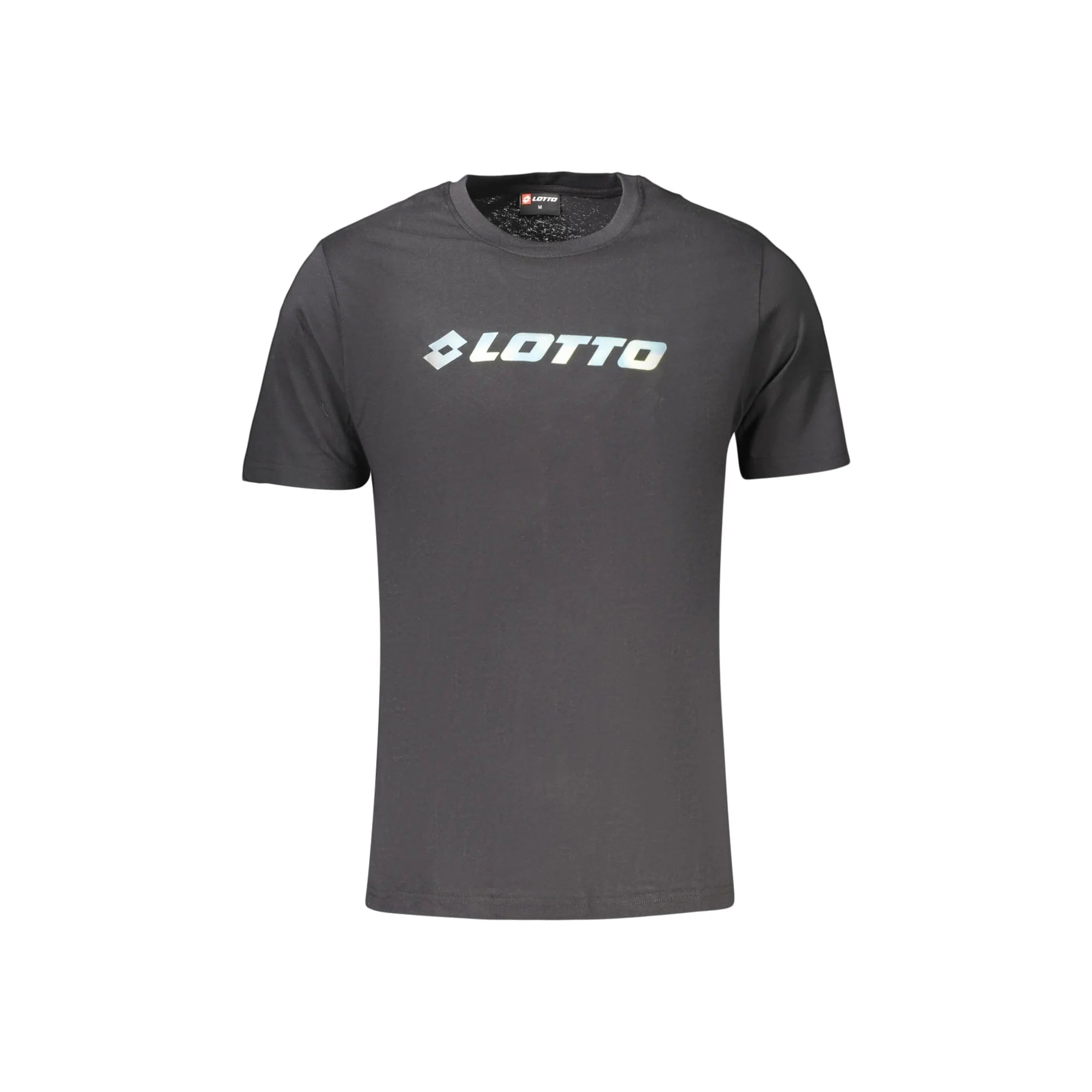 LOTTO T-SHIRT MANICHE CORTE UOMO NERO