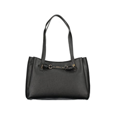 Guess Jeans Borsa a Spalla Donna Nera Logo
