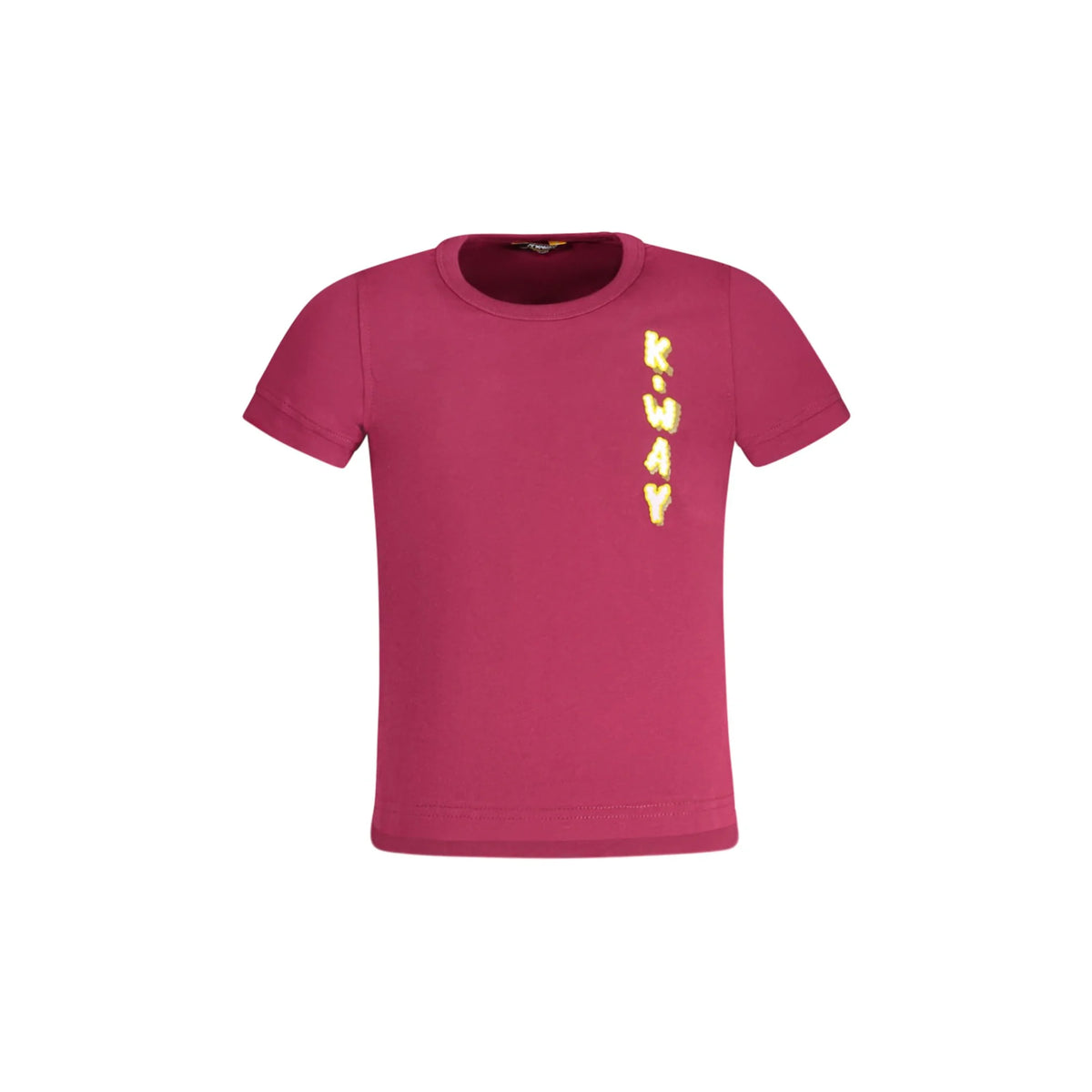 K-WAY T-SHIRT MANICHE CORTE BAMBINA VIOLA