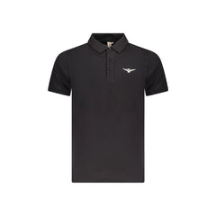 Accademia Militare Polo Maniche Corte Uomo Nera Stampa Logo