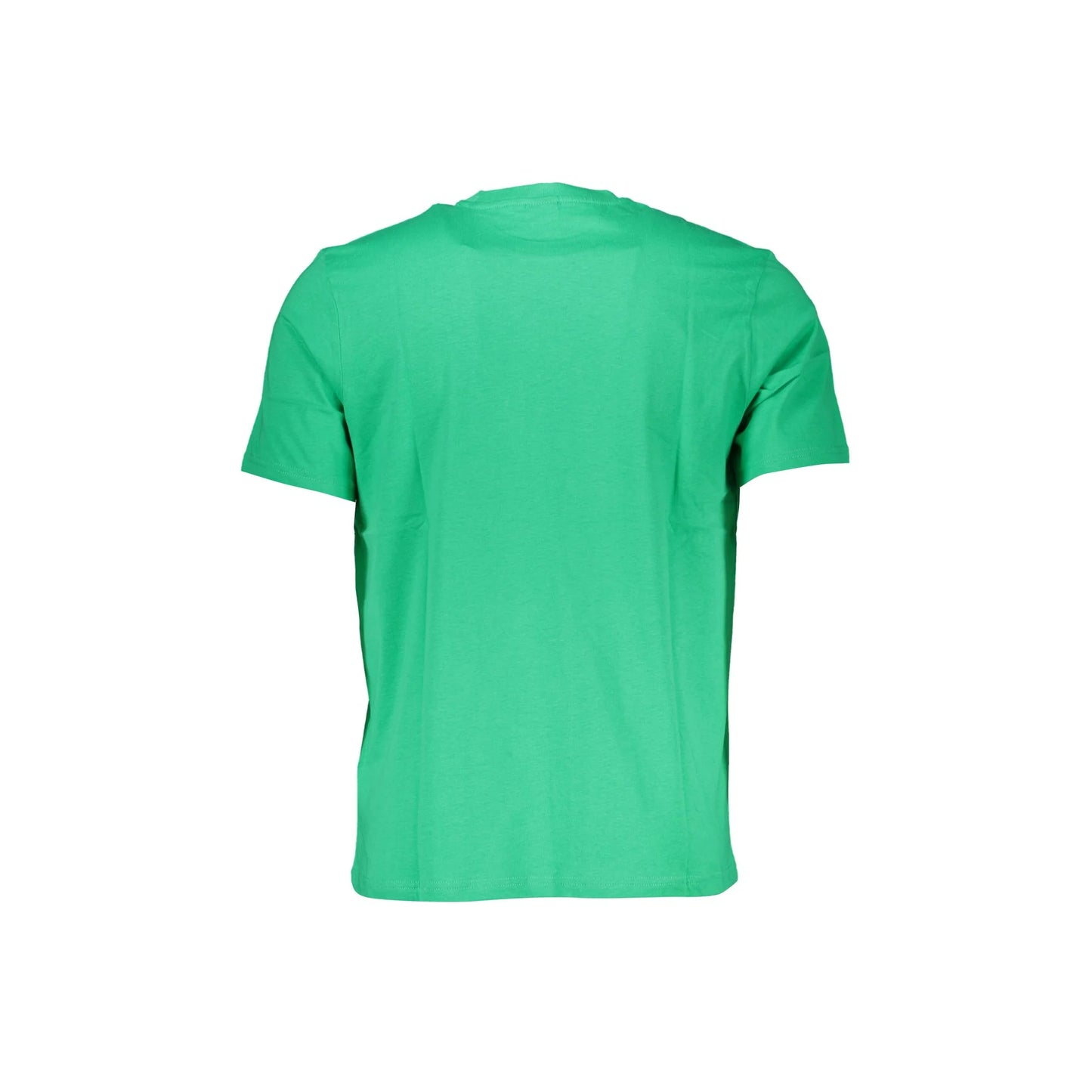 North Sails T-Shirt Uomo Verde Girocollo Cotone Logo - vista 2