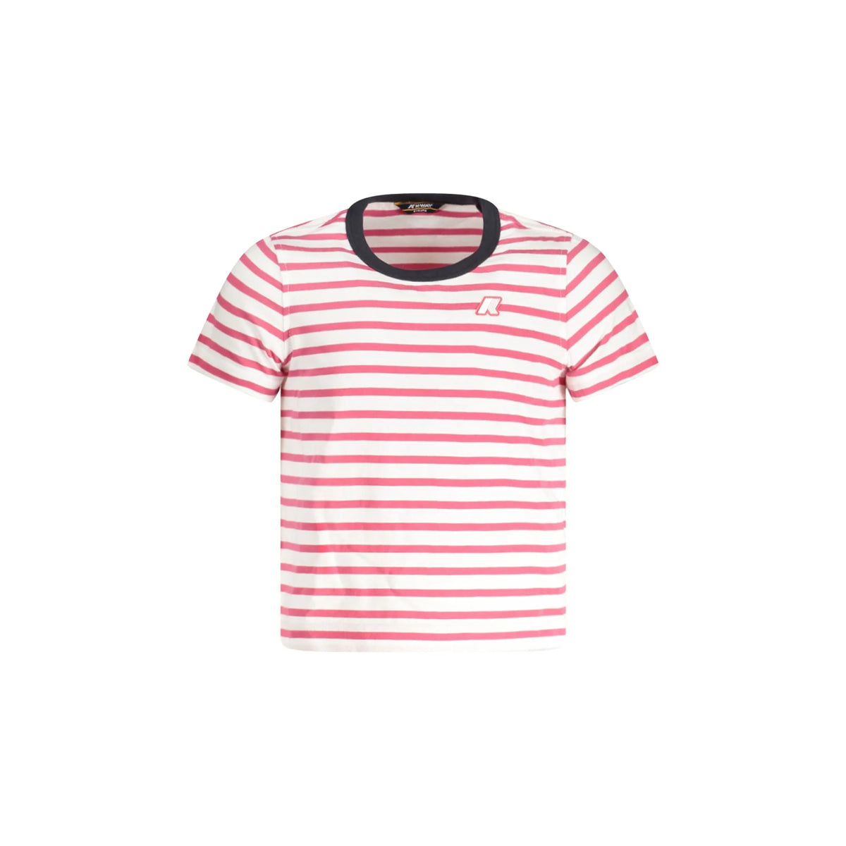K-WAY T-SHIRT MANICHE CORTE BAMBINO BIANCO