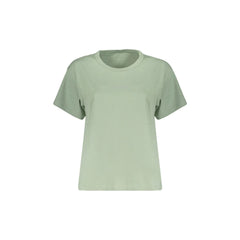 Pepe Jeans T-Shirt Μανίκια Κοντά Γυναίκες Πράσινες Εφαρμογές Στρας Λογότυπο