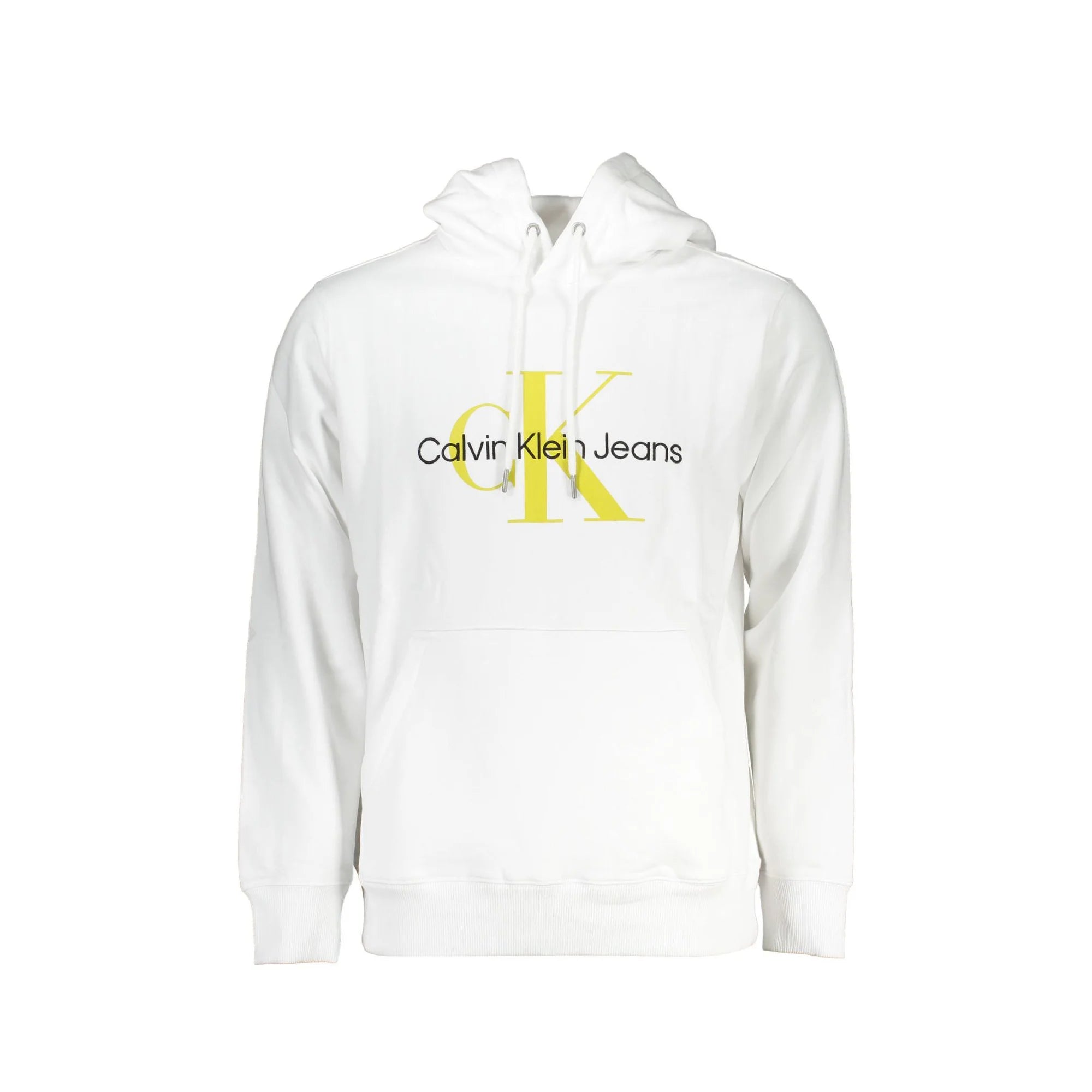 CALVIN KLEIN FELPA SENZA ZIP UOMO BIANCO