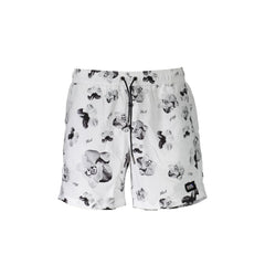 Karl Lagerfeld Beachwear Μαγιό Άνδρας Λευκό Λογότυπο