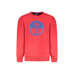 North Sails Felpa Maniche Lunghe Bambino Rossa Stampa Logo