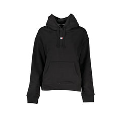 Tommy Hilfiger hanorac cu Mâne Lungi pentru Femei Neagră Logo