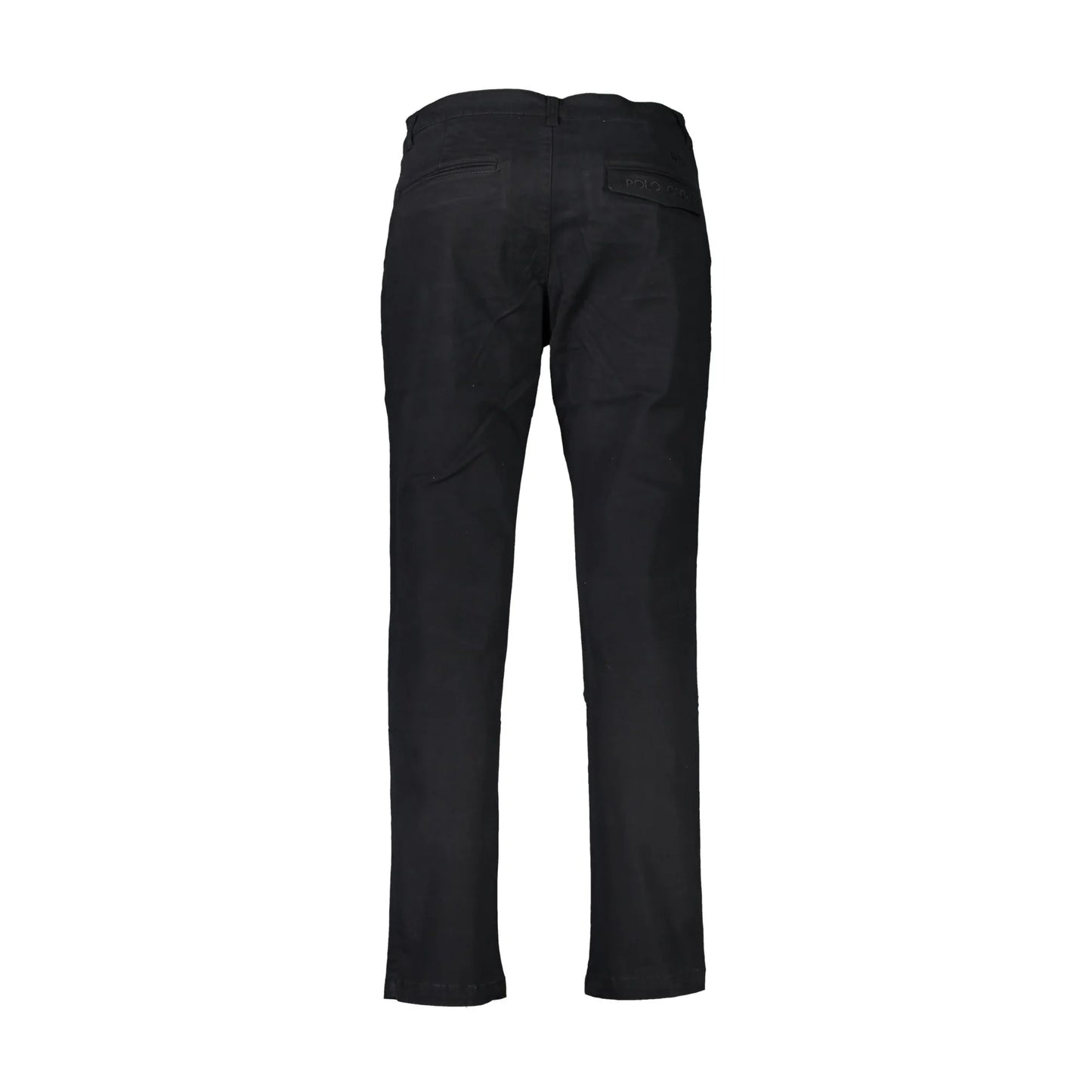 La Martina Pantaloni Uomo Nero Ricamo - vista 2