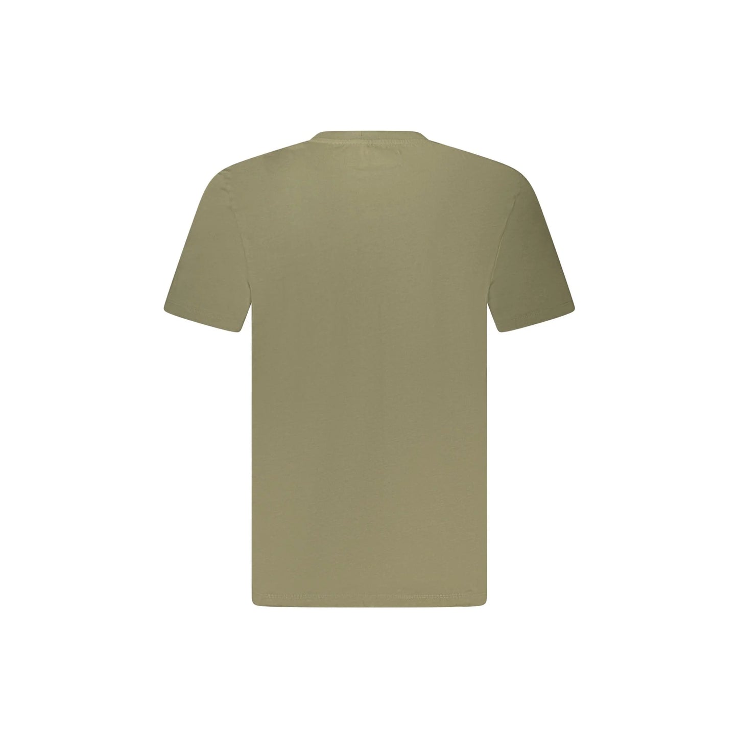 Timberland T-Shirt Maniche Corte Uomo Verde Stampa Logo - vista 2