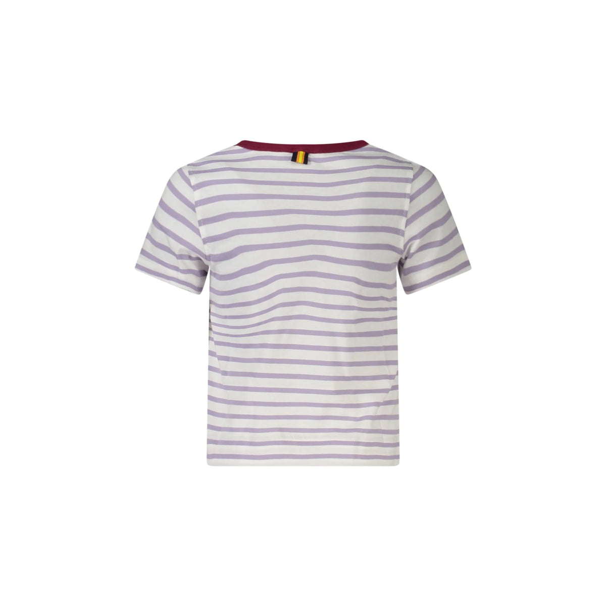 K-WAY T-SHIRT MANICHE CORTE BAMBINA VIOLA