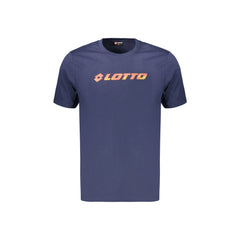 Lotto T-Shirt Maniche Corte Uomo Blu Stampa