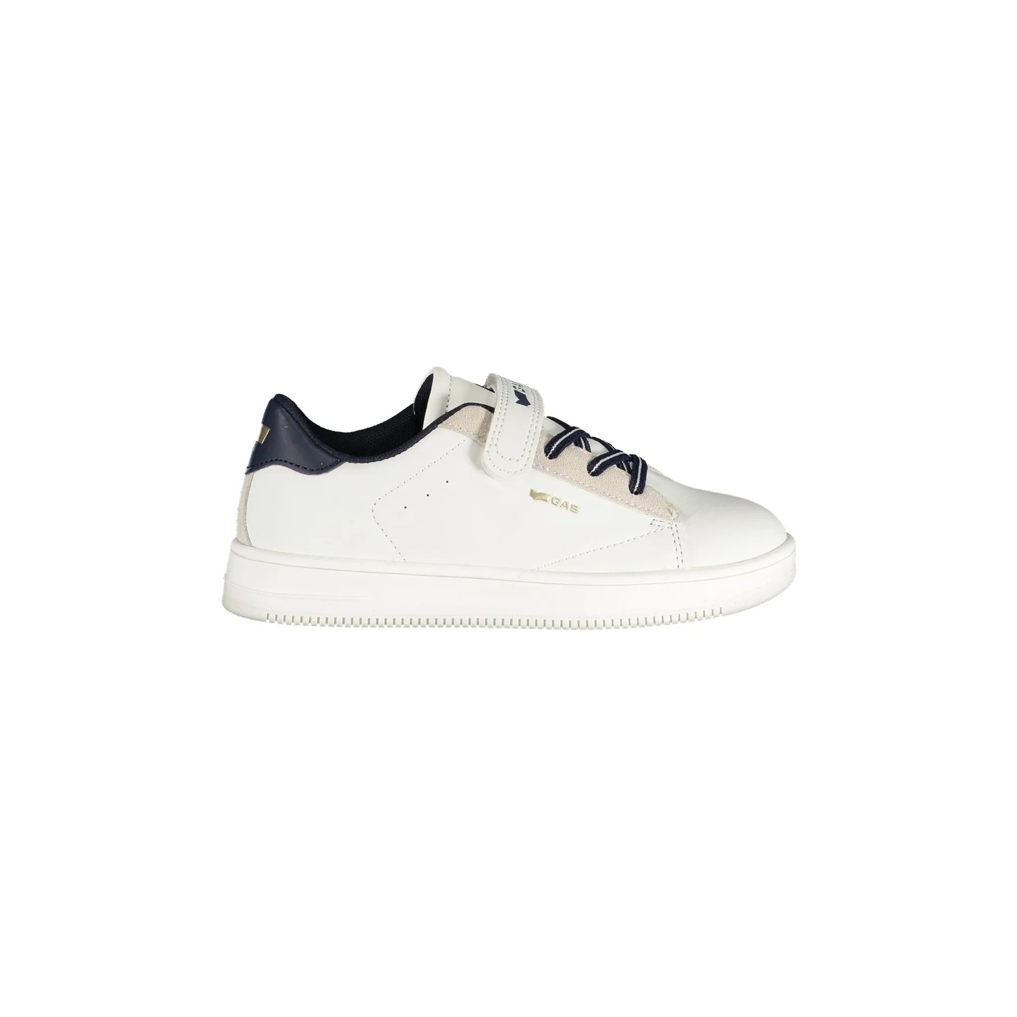Gas Sneakers Unisex Bianche Stampa Logo Bianco - foto prodotto