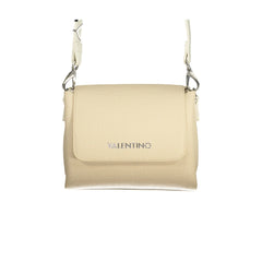 Valentino Bags Sac Bandoulière Femme Beige Fermeture Éclair