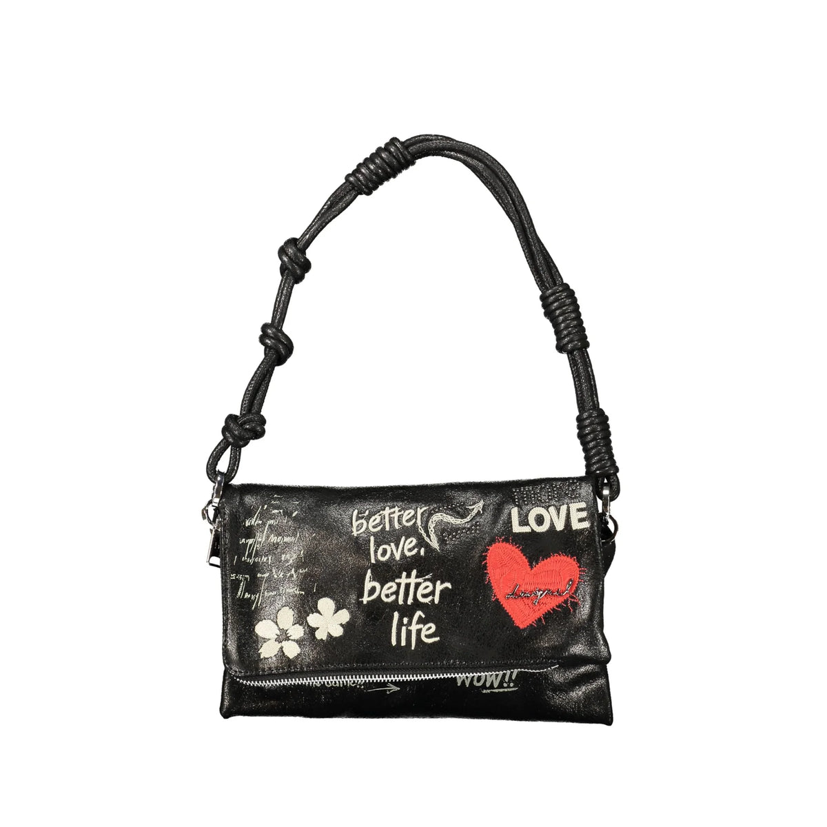 DESIGUAL BORSA DONNA NERO