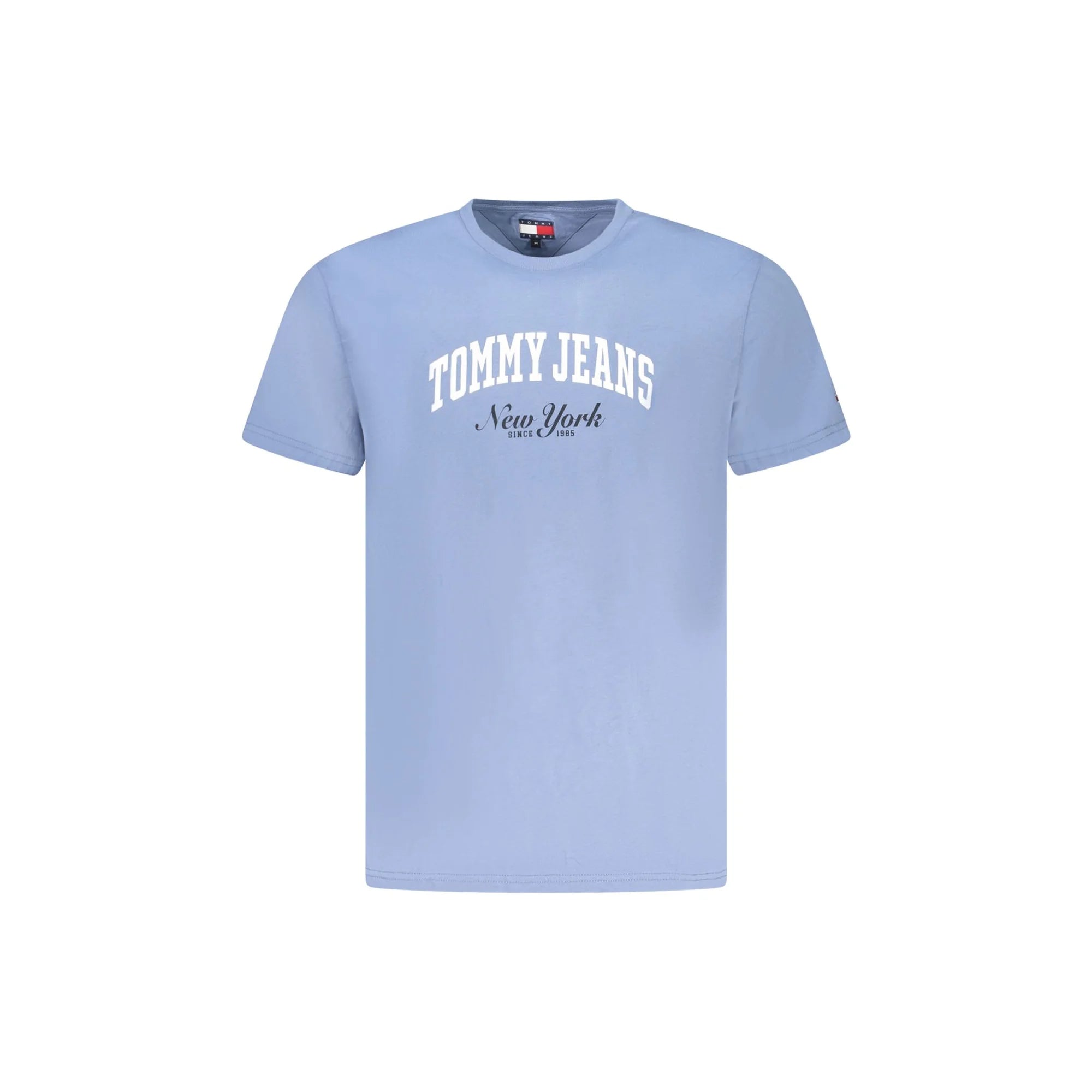Tommy Hilfiger T-Shirt Maniche Corte Uomo Azzurra Stampa Logo Azzurro - foto prodotto
