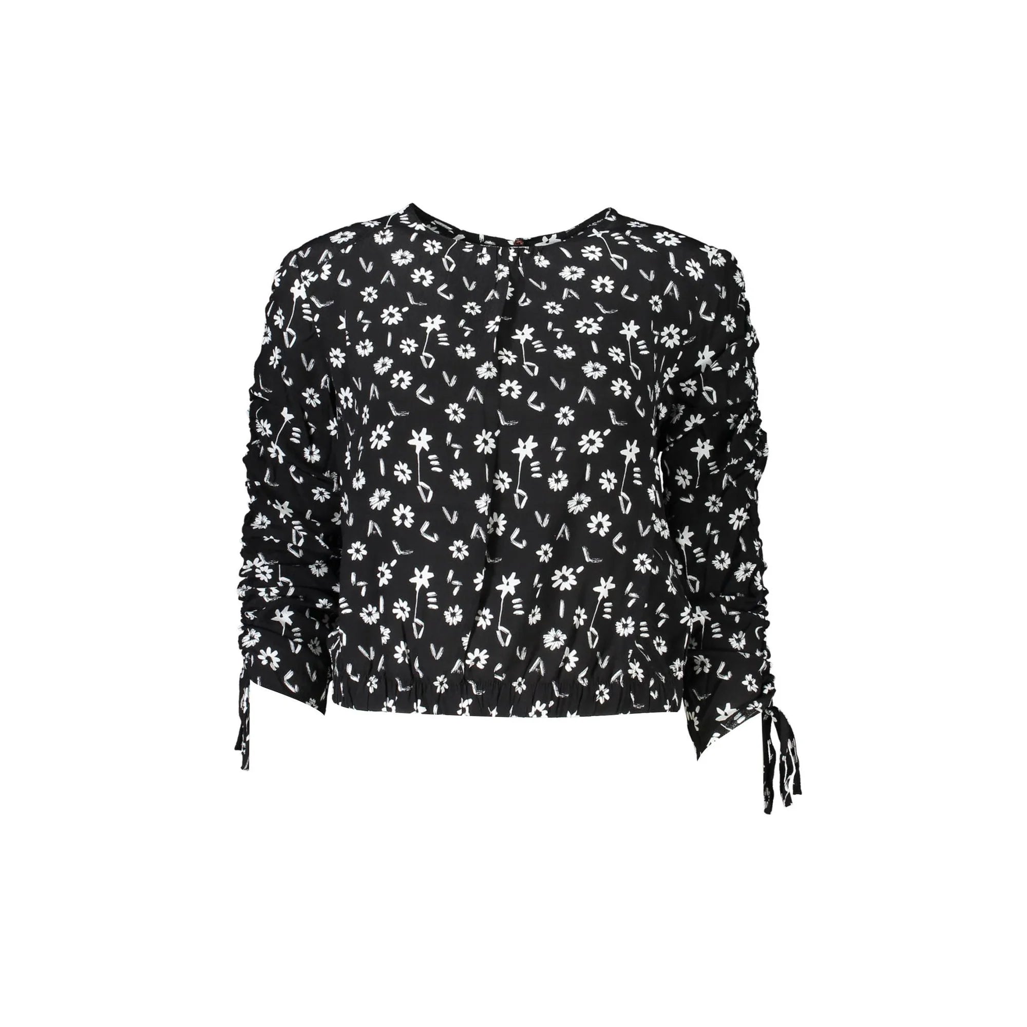 DESIGUAL CAMICIA MANICHE LUNGHE DONNA NERO