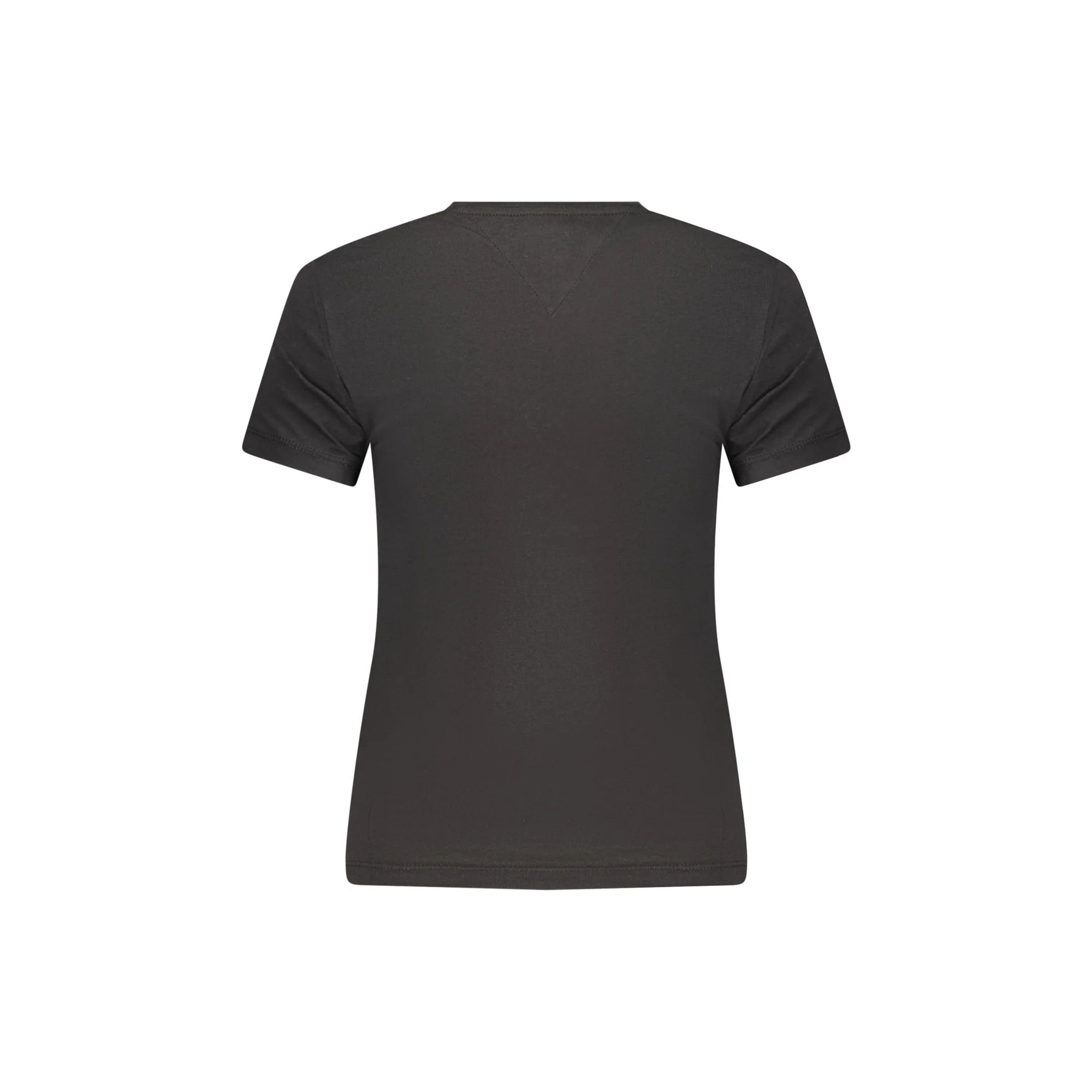 TOMMY HILFIGER T-SHIRT MANICHE CORTE DONNA NERO