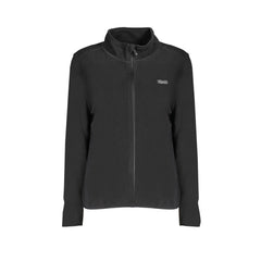 Norway 1963 Ženska Crna Dukserica od Fleece s Patentnim Zatvaračem i Logom