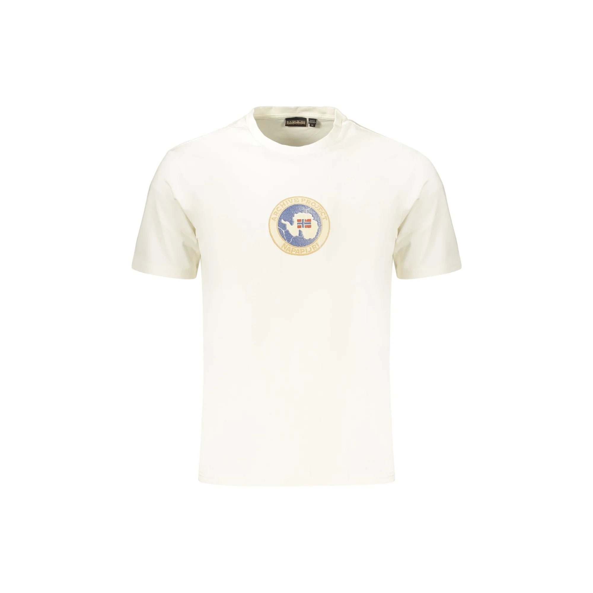 NAPAPIJRI T-SHIRT MANICHE CORTE UOMO BIANCO