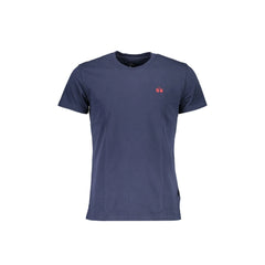 La Martina T-shirt Krótki Rękaw Mężczyzna Niebieski Haft