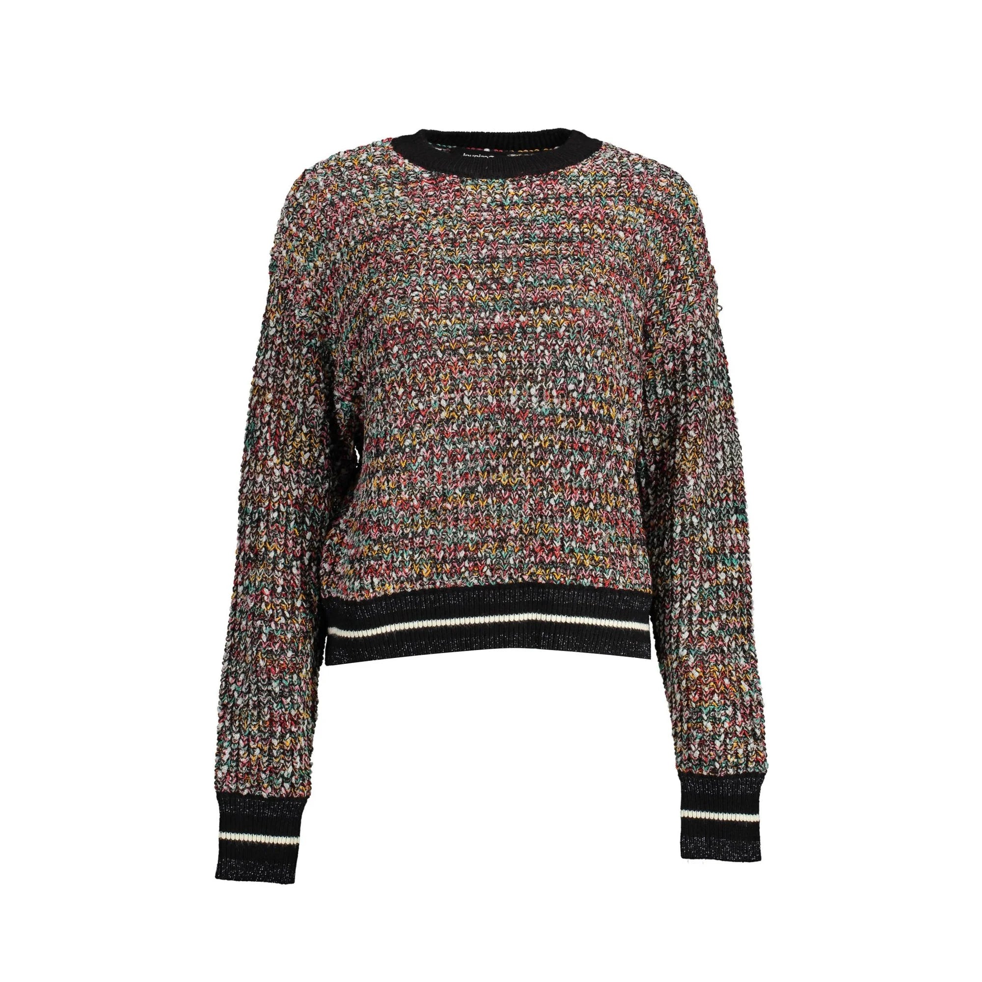 DESIGUAL MAGLIA DONNA NERO