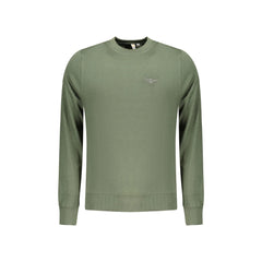 Accademia Militare Felpa Uomo Verde Girocollo Felpata