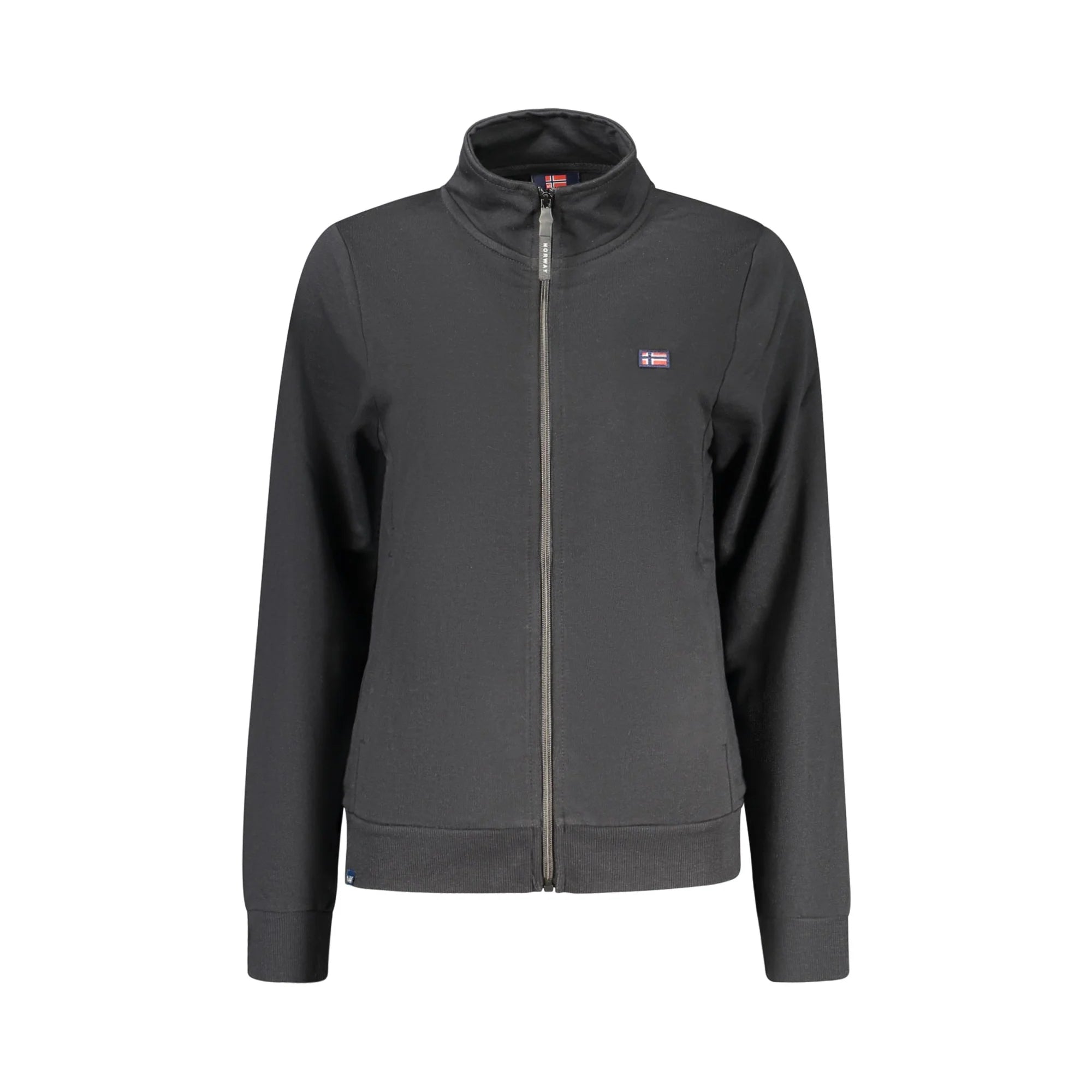 NORWAY 1963 FELPA CON ZIP DONNA NERO