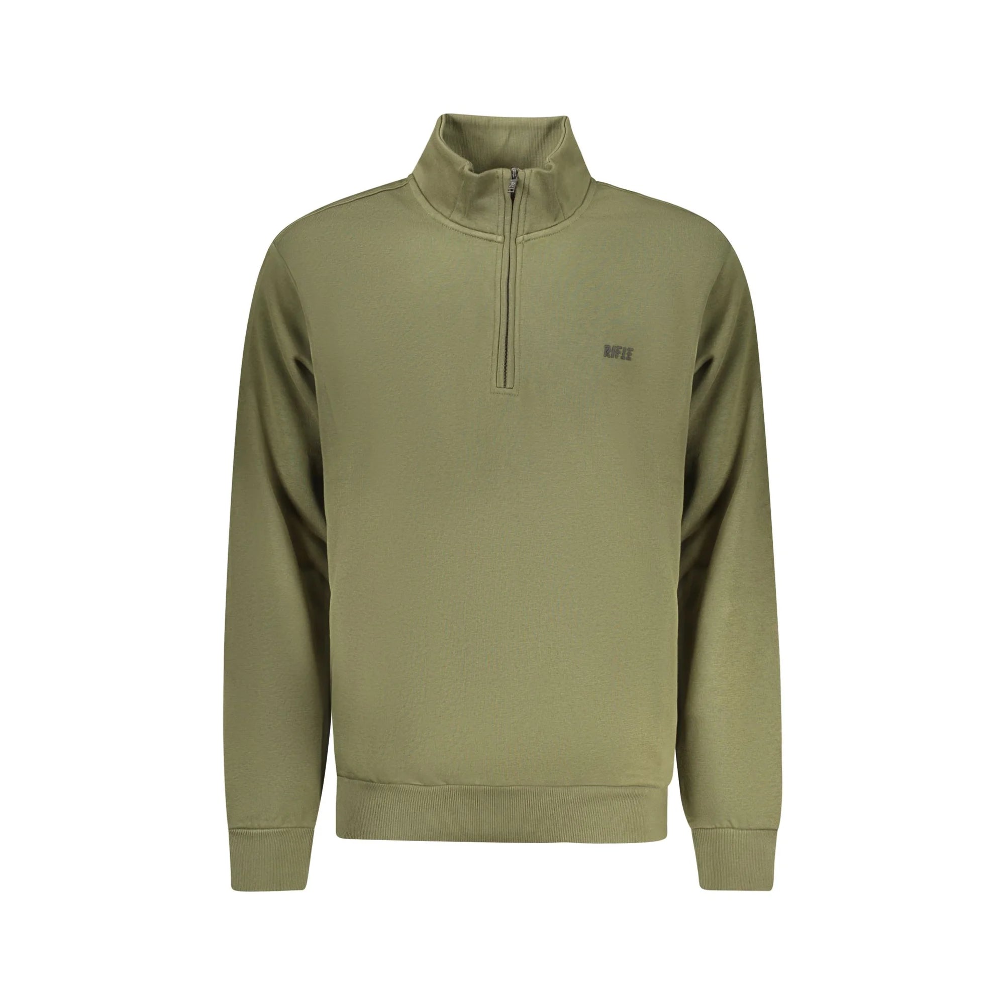 RIFLE FELPA SENZA ZIP UOMO VERDE