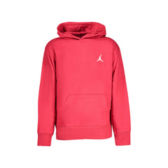 Jordan Felpa Maniche Lunghe Unisex Rossa Ricamo