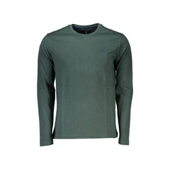 La Martina T-Shirt Maniche Lunghe Uomo Verde Ricamo