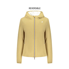 K-Way Giubbotto Maniche Lunghe Donna Beige Reversibile
