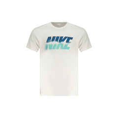 T-shirt à Manches Courtes Homme Blanche Imprimé Logo Nike