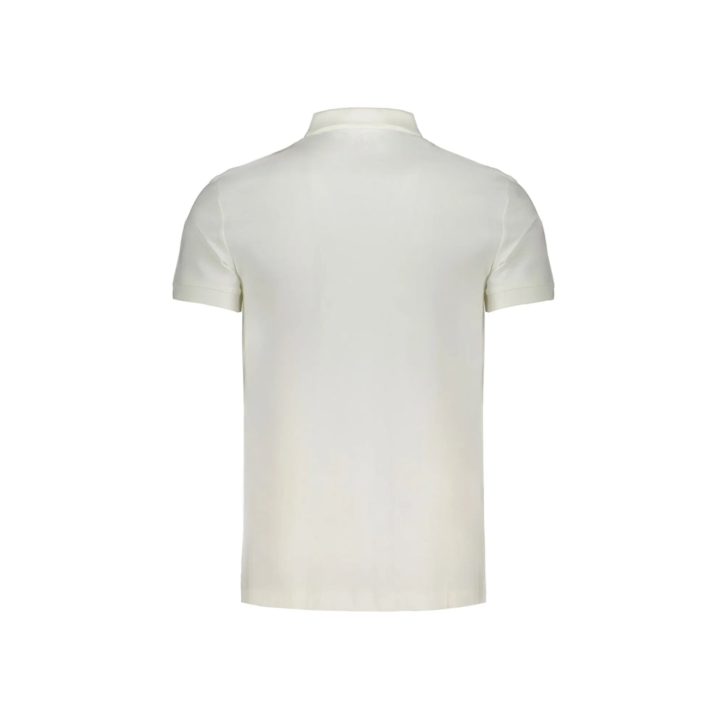 Calvin Klein Polo Maniche Corte Uomo Bianca Stampa Logo bianco - vista 2
