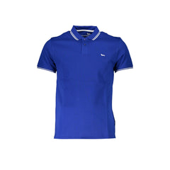 Harmont & Blaine Polo Krátký Rukáv Muži Modrá Výšivka Logo