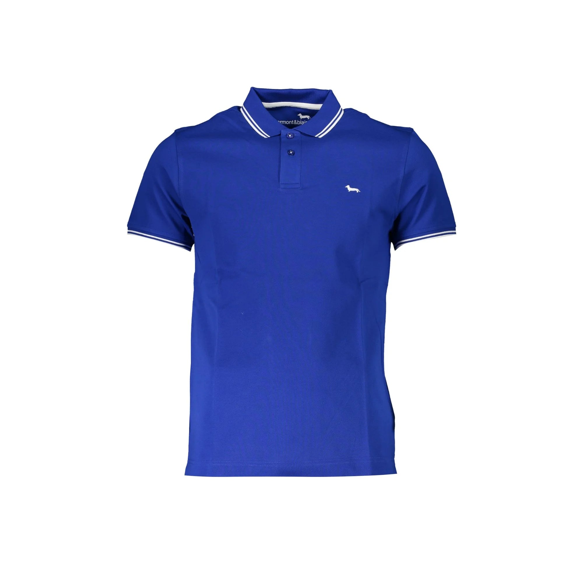 HARMONT & BLAINE POLO MANICHE CORTE UOMO BLU