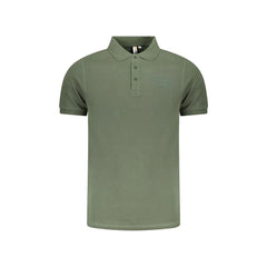 Accademia Militare Polo Maniche Corte Uomo Verde Stampa Logo