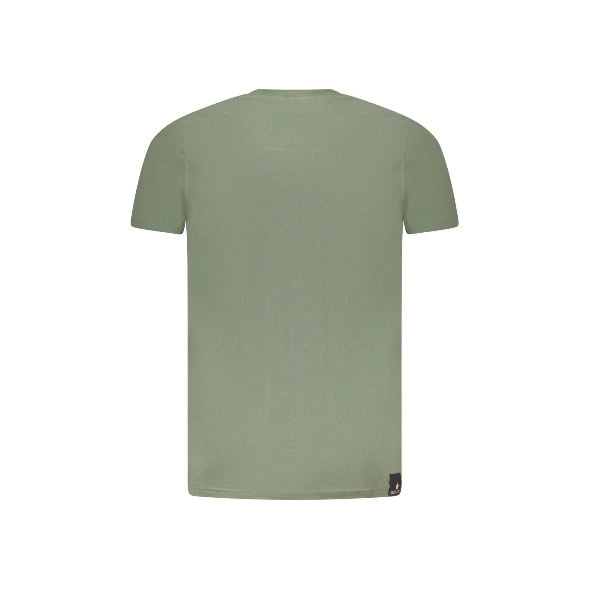 Accademia Militare T-Shirt Maniche Corte Uomo Verde Stampa - vista 2